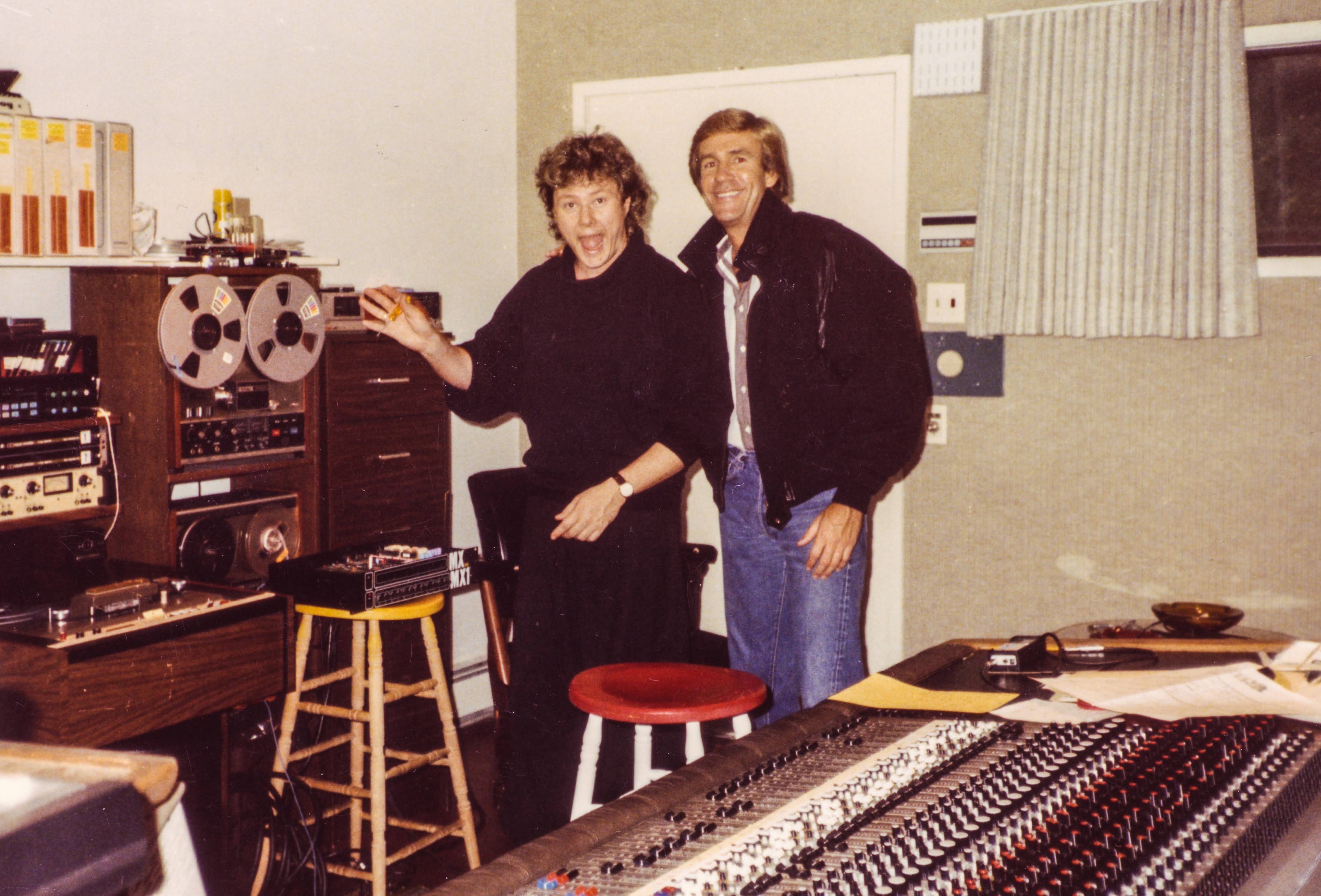 Dan and Glenn in the Multi Level studio